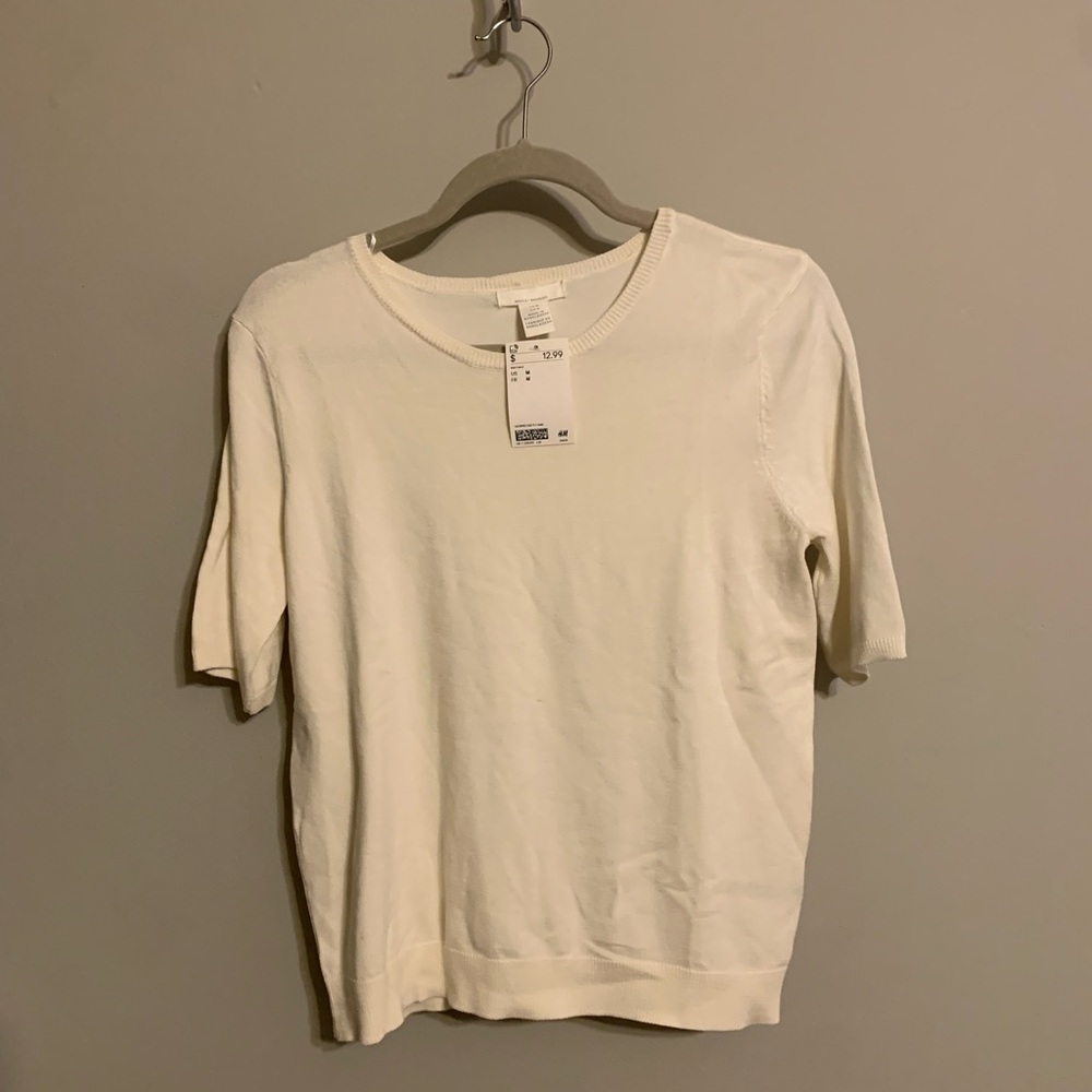 NWT H&M BASIC SWEATER TEE